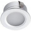 KANLUX Zápustné mini LED svietidlo IMBER, 12V DC, 1W, 4000K, IP65, d30x16mm, strieborná