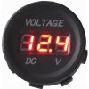 Panelové meradlo DV34530 - voltmeter 6-30V červený