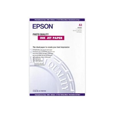 papier EPSON S041068 Photo quality inkjet 104g/m2, A3, 100ks