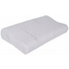 Ruhhy 26039 Ortopedický vankúš z pamäťovej peny, biely