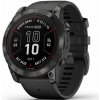 Garmin Fenix 7X Pro Solar Smart Watch 51mm, GPS, Black with Black Silicone Band EU