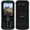 EVOLVEO StrongPhone W4, vodeodolný odolný telefón Dual SIM, čierno-zelený