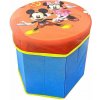 Úložný box Disne Úložný box na hračky s víkem Mickey a Minnie mouse