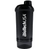 BiotechUSA Šejkr Wave + compact 500ml - černý