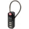 Lifeventure Zámek kombinační s lankem TSA Zipper Lock