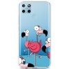 Kryt TopQ Realme C25Y silikón Cartoon Flamingos 70610