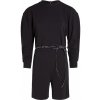 OVERAL KARL LAGERFELD CORD DETAIL ROMPER BLACK