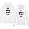 Mikiny pre páry King / Queen of your heart