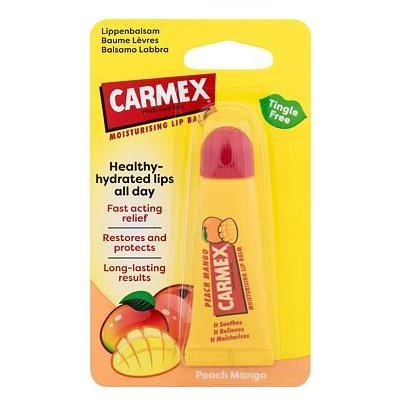 Carmex Peach Mango hydratační balzám na rty s příchutí broskve a manga 10 g