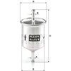 MANN-FILTER Palivový filter WK66
