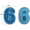 Silikónové formy - číslice veľké 6