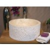 Indera Mieru 509 Ø40 cm Cream Umývadlo z prírodného kameňa