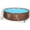 Bestway Steel Pro Max Rattan 3,66 x 1 m 56709 + Kartušová filtrácia + schodíky