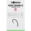 Korda Háčiky Basix Kurv Shank Barbless - 6