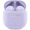 Guess Printed Classic Logo TWS Bezdrôtové slúchadlá - Fialové