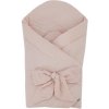 EKO Zavinovačka mušelínová bez vystuženia Powder pink 75x75 cm