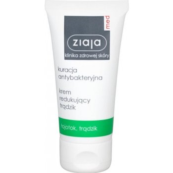 Ziaja Med Antibacterial Care ľahký krém proti akné regulujúci tvorbu kožného mazu 50 ml