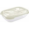 Kinekus Dóza na potraviny plastová, 2L, 26,4x18,5x7,2cm obdĺžniková, 