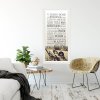 INSPIO Tapeta Samolepiaca na stenu - Domov, kufor 105x52 texty hnedá