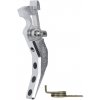 MAXX Hliníková CNC ADVANCED spoušť pro M4/M16 - TYPE C, stříbrná