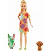MATTEL Barbie a Chelsea Stratené narodeniny Sestra so zelenými plavkami
