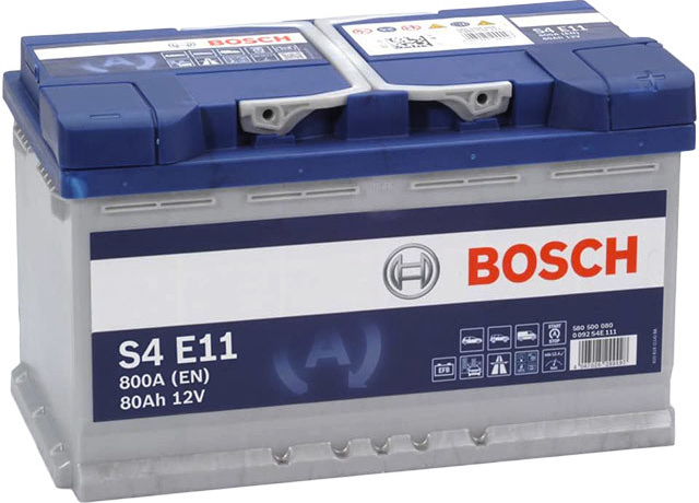 Bosch S4 EFB 12V 80Ah 730A 0 092 S4E 110