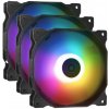 Adata XPG Vento 120mm fan ARGB čierny PWM 3 pack, VENTO120ARGBPWM3C-BKCWW