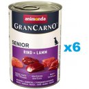 Krmivo pre psa Animonda Gran Carno Senior Teľacie & Jahňacie 6 x 400 g