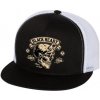 Šiltovka BLACK HEART Devil Skull Trucker WHT biela