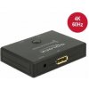 Delock DELOCK Umschalter Displayport 2-1 obojsmerný 4K 60Hz