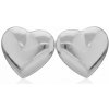 Soliter Strieborné kôstkové náušnice Srdiečko 431 001 02869 04