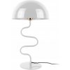 STOLOVÁ LAMPA KOVOVÁ BIELA HRÍBOVÁ DO OBÝVACEJ IZBY 54 cm