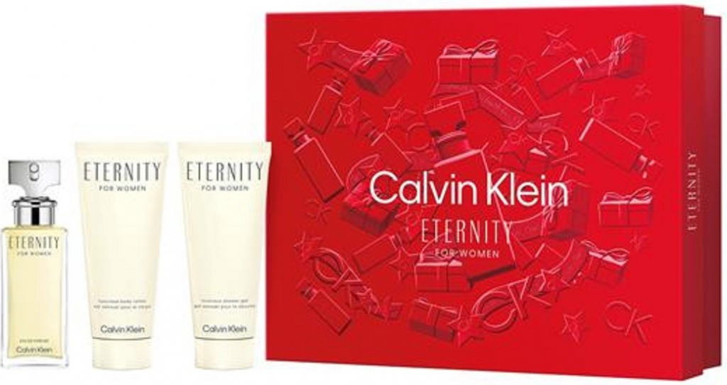 Calvin Klein Eternity EDP 50 ml + telové mlieko 100 ml + sprchový gél 100 ml darčeková sada