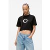 TRIČKO KARL LAGERFELD JEANS KLJ BOXY ECLIPSE GRAPHIC TEE BLACK