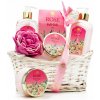 Darčeková kozmetická sada Ruže - sprchový gél, telové mlieko, krém na ruky, ko