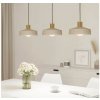 Luster Eglo Valdiola 900431 3 x E27 40 W pieskový /čierny /zlatý