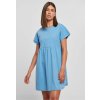 Urban Classics Dámske šaty Ladies Organic Empire Valance Tee Dress Farba: horizonblue, Veľkosť: 4XL