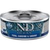 N&D Cat Ocean Adult Tuna & Shrimps 70 g