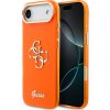 Guess IML 4G Script Metal Logo Zadní Kryt pro iPhone Air Orange