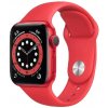 Apple Watch Series 6, 40mm, GPS,Red Aluminum Case,Red Sport Band, MO0A3LL/A