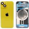 Apple iPhone 14 Plus - Sklo Zadného Krytu / Housingu + Sklíčka Kamery + MagSafe Magnetický Krúžok (Žltá / Yellow) - Original Apple
