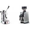 La Pavoni Professional Lusso + Eureka Mignon Zero 65 All Purpose, CR chrome