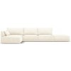 Micadoni Sedačka Kaelle, 5-miestna, ľavý roh – svetlá béžová