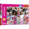 Trefl Vo svete Barbie 48x34cm v krabici 33x23x4cm 200 dielov