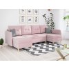 Rozkladacie sedacie súprava ANIKA ružová - MALMO 61 + MALMO 90