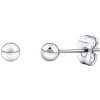 Silvego Celostrieborné náušnice kôstky - guličky 4 mm JJJ101E4