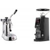 La Pavoni Stradivari Professional Lusso + Eureka Atom W 65 Casa, black