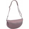 NovaKabelka.sk Reni Grande Rosa Scura kožená talianska crossbody kabelka ružová