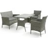 Set záhradného nábytku sivý AZS-A1442 GREY