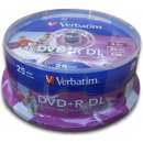 Médium na napaľovanie Verbatim DVD+R 8,5GB 8x, 25ks